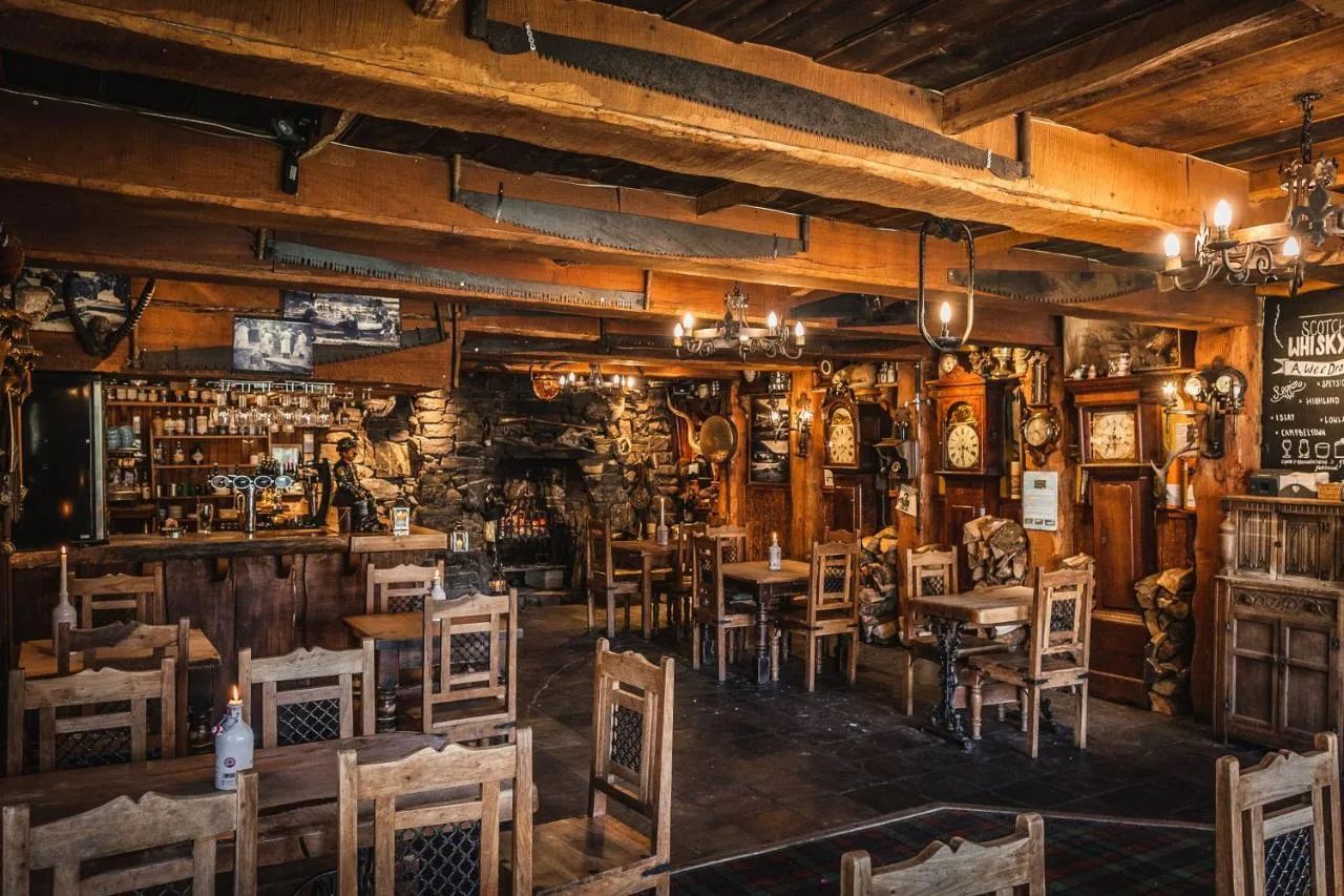 Traditional bar interior